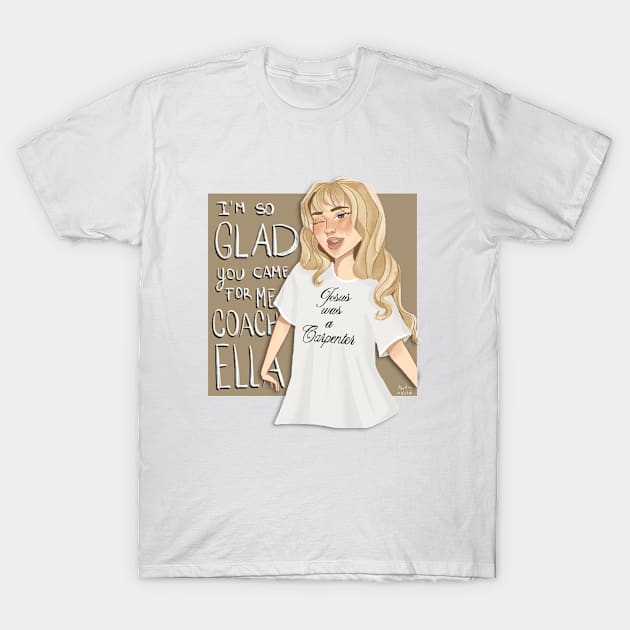 Sabrina carpenter nonsense coachella T-Shirt by Abril Victal